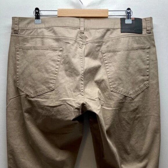 Taylor Vintage Khaki Pants Men's 38x30 Canaan Slim Fit Soft Stretch 5 Pocket NWT - Picture 4 of 16